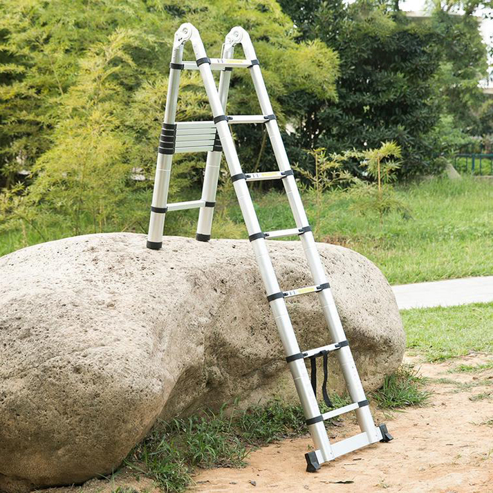 What are the material types and uses of the ladder?
